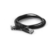 Wantec Patch kabelis UTP CAT6a d=2.8mm 0.25m juodas