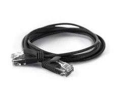 Wantec lopšio kabelyje CAT6A 2, 8 mm UTP juodas 1, 0m (7313)
