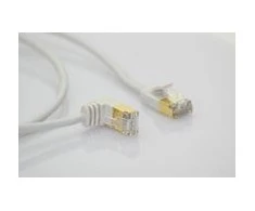 Wantec Wantec wW Patch CableCat.7 RohCable kampuotas (90°oben) SSTP pilka 1,0m (7573)