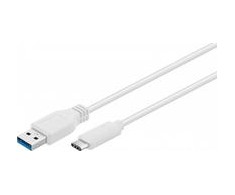 Goobay Baltas USB-A – USB-C laidas (JAB-2947899)