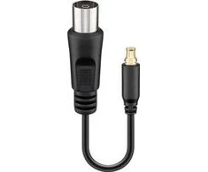 Goobay Antenna Kabelis 0,1m juoda (67227)