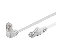 Goobay Trumpas patchcord CAT5e, F/UTP, 90° kampas, 5m (94182)
