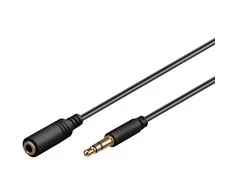 Goobay | Ausinių ir garso AUX prailginimo laidas; 3,5 mm; 3 kontaktų; lieknas | 97122