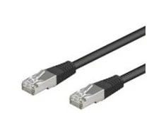 „Goobaya“ jungiamasis laidas, CAT5e, SF/UTP, 3 m, juodas (68671)