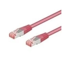 Goobay Patch-Kabelis CAT6 1,0m purpurinė S/FTP