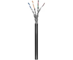 Goobay | CAT 6 lauko tinklo kabelis, S/FTP (PiMF) | 57197 | Juodas