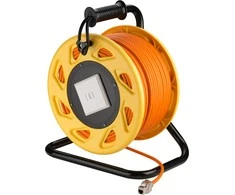 Goobay S / FTP elektroninis būgnų minkštiklis. 7A 4 x 2 x AWG23 LSCH oranžinis 90m (58938)
