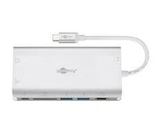 Wentronic Goobay USB-C Premium kelių prievadų adapteris