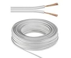 Goobay garsiakalbio laidas, 2x0,75mm, baltas, be jungčių, 25m