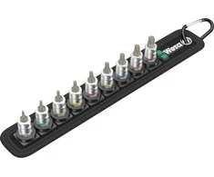 WERA diržas A 3 TORX HF Zyklop antgalių rinkinys TORX 1/4