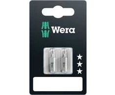Grąžtas Atsuktuvo antgaliai Wera Standart 2 vnt T20 x 25mm