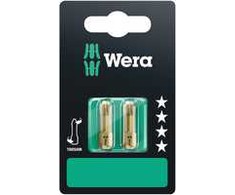 Grąžtas Wera 855/1 TH SB SiS Kreuzschlitz-Bit PZ 3 Werkzeugstahl extra hart D 6.3 2 St. - 2 pc(s) - Pozidriv - 2 x PZ - ISO 1173-D - 2.5 cm - 60 mm