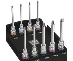 WERA 8767 C TORX HF 3 Zyklop antgalių rinkinys TORX w. palaikantis funkciją.