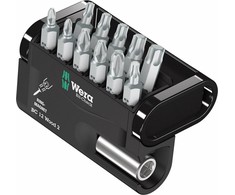Antgalių komplektas Bit-Check 12 Wood 2, 12vnt, Wera