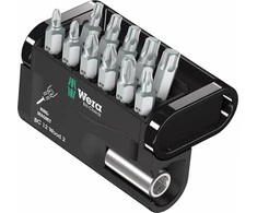Antgalių komplektas Bit-Check 12 Wood 2, 12vnt, Wera
