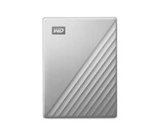 Western Digital „My Passport Ultra“ 4 TB nešiojamas išorinis kietasis diskas su USB-C/USB3.0 prievadu, 2,5 colio, metalinės apdailos, RTL