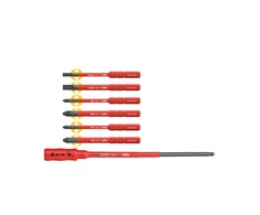 Wiha Rinkinys 6 izoliuoti atsuktuvai su laikikliu for SlimTorque keičiama rankena (36079)