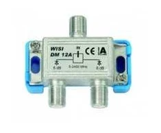 WISI DM 12 A - Cable splitter - 5 - 2400 MHz - Sidabrinis - F - 55 mm - 28 mm