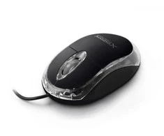 Extreme Kompiuterio Pelė - TITANUM XM102K Optinė 1000 DPI USB Type-A Abipusė Juoda, Chromo