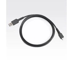 Zebra „Motorola“ mikro USB sinchronizavimo laidas, juodas