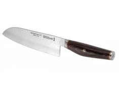 Zwilling Braun MIYABI Santoku virėjo peilis, plienas, 180 mm, sidabras / ruda, 34074-181-0