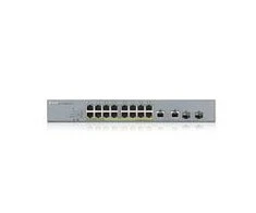 Šakotuvas ZYXEL GS1350-18HP, 18 prievadų valdomas CCTV POE komutatorius, didelio nuotolio, 250 W (1 metų NCC PRO paketo licencija) (5 metų garantija)