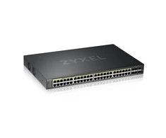 Šakotuvas ZYXEL GS2220-50HP,EU REGION,48-PORT GBE L2 POE SWITCH WITH GBE UPLINK (1 YEAR NCC PRO PACK LICENSE BUNDLED) (5Y WARRANTY)