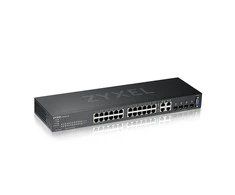 Šakotuvas ZYXEL GS2220-28, ES REGIONAS, 24 PRIEVADŲ GBE L2 KOMUTATORIUS SU GBE UPLINK (1 METŲ NCC PRO PACK LICENCIJA) (5 METŲ GARANTIJA)