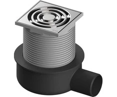TECEdrainpoint S trapo komplektas DN 50, horizontalus