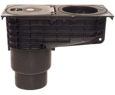 Hl Hutterer Lechner Stogo nuotekio surinkimo piltuvas juodas HL660E