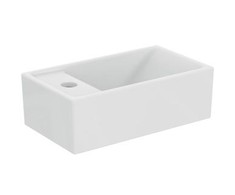 Ideal Standard TEMPO Rankų plovimo praustuvas 37 cm, čiaupo anga kairėje pusėje