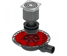 TECE DRAINPOINT S trapo komplektas DN50, horizontalus
