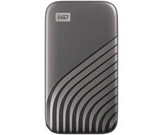 Kietasis diskas Western Digital Sandisk WD 2TB My Passport SSD - Portable SSD, iki 1050MB/s Read and 1000MB/s Write Speeds, USB 3.2 Gen 2 - Space Gray