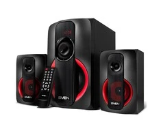 Speakers SVEN MS-304, juodas (40W, FM, USB/SD, Ekranas, RC, Bluetooth), SV-015602