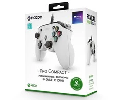 Nacon Pro Compact Xbox X/S &amp; One laidinis valdiklis (balta)