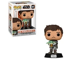 FUNKO POP! Vinilinė figūrėlė STAR WARS: MANDALORIAN su THE CHILD, 12 cm
