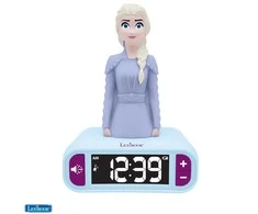Lexibook Kraina lodu Elsa Žadintuvas 3D su Lampką