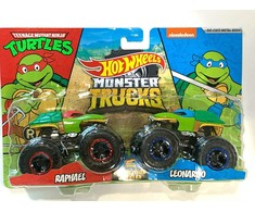 Mattel Žaisliniai automobiliai Hot Wheels Monster Trucks 1:64 2 vnt