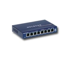 Šakotuvas Netatmo Netgear Switch GS108GE Nevaldomas, Stalinis kompiuteris, 1 Gbps (RJ-45) jungtys kiekis 8, Maitinimo tipas Išorinis