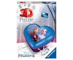 Ravensburger 3D Dėlionė 60 vnt. - Širdelės formos dėžutė Frozen 2