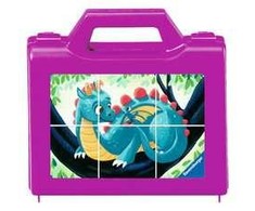 Ravensburger kubelių dėlionė „Fantazijos draugai“, 6 kubeliai