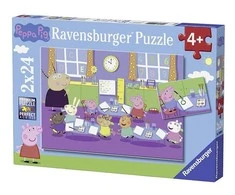 Ravensburger Dėlionė 2x24 vnt. - Peppa Pig