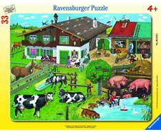 Ravensburger Dėlionė 33 vnt. - Šiukšlių sunkvežimis