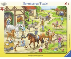Ravensburger Dėlionė 40 vnt. - Žirgynas