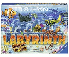 Ravensburger stalo žaidimas „Labyrinth Ocean“, 2–4 žaid., nuo 7 m.