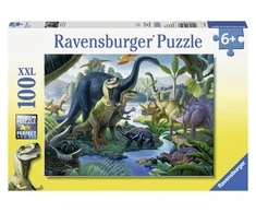 Ravensburger "XXL" Dėlionė 100 vnt. - Dinozaurai