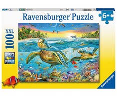 Ravensburger XXL Dėlionė 100 vnt. - Jūrų vėžliai