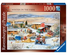 Ravensburger dėlionė „Žiema ūkyje“, 1000 det.