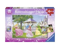 Ravensburger Dėlionė 2x24 vnt. - Princesės