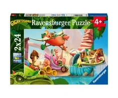 Giganotosaurus 2 x 24 Puzzle - RAVENSBURGER dėlionė